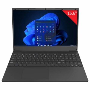 Ноутбук IRU Калибр 15TLG 15,6, Core i3 1115G4 16 Gb, SSD 512 Gb, NO DVD, DOS, черный