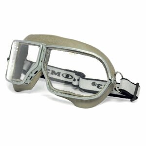 Очки защитные закрытые РОСОМЗ ЗП1 Patriot, прозрачные, прямая вентиляция, металлический держатель в корпусе из резины,