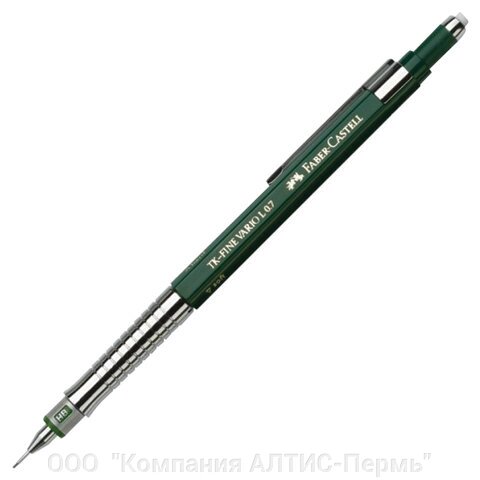 Карандаш механический 0,7 мм, FABER-CASTELL TK-Fine Vario L, ластик, корпус темно-зеленый, 135700 - отзывы
