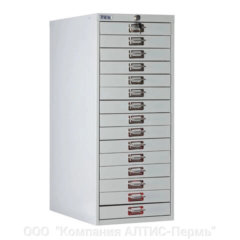 Шкаф металлический для документов ПРАКТИК MDC-A3/910/15, 15 ящиков, 910х347х546 мм, собранный - преимущества