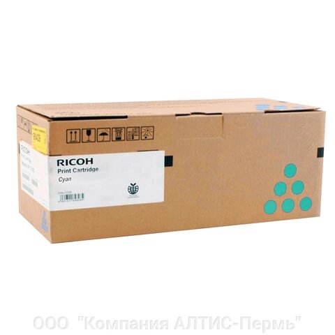 Тонер-картридж RICOH (407641) Ricoh SP C340DN/C342DN, голубой, ресурс 2300 стр., оригинальный - фото