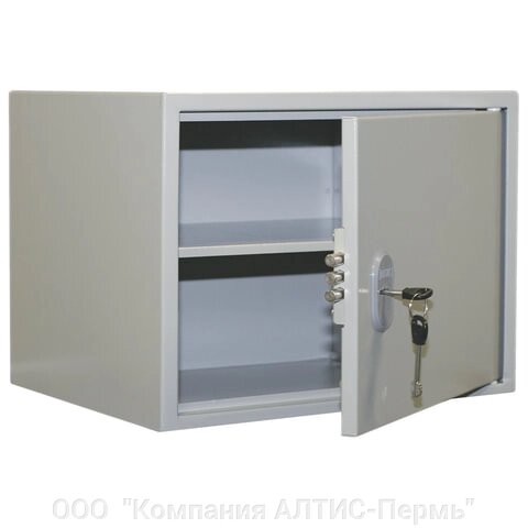 Шкаф металлический для документов AIKO SL-32 светло-серый, 320х420х350 мм, 9 кг - фото