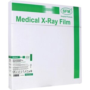 Рентгеновская пленка зеленочувствительная, SFM X-Ray GF, КОМПЛЕКТ 100 л., 35х35 см