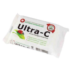 Мыло туалетное антибактериальное 200 г Ultra-C (ЭФКО)