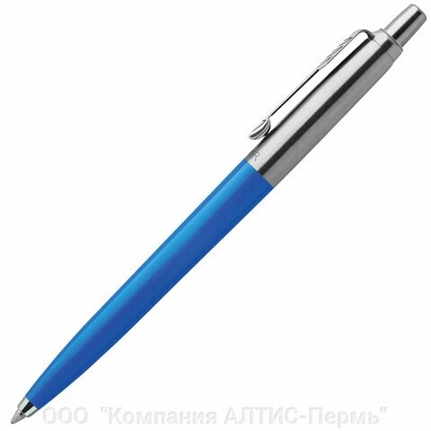 Ручка шариковая PARKER Jotter Plastic CT, корпус синий, детали из нержавеющей стали, блистер, синяя, 2076052 - отзывы