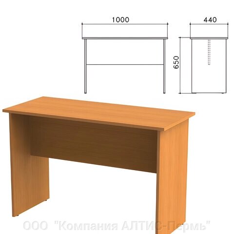 Стол приставной Фея, 1000х440х650 мм, цвет орех милан, СФ04.5 - особенности