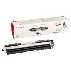 Картридж лазерный CANON (729BK) LBP7010C/7018C, черный, ресурс 1200 страниц, оригинальный