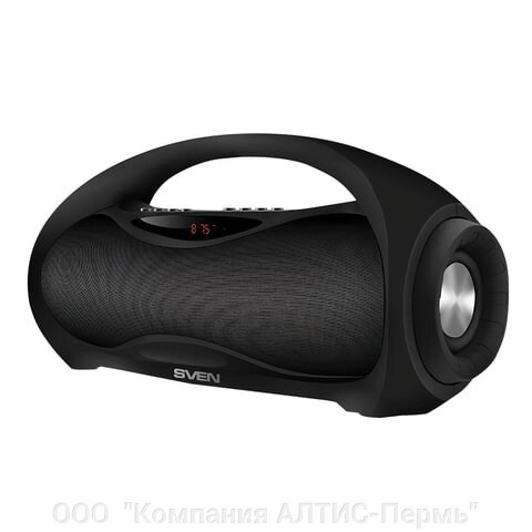 Колонка портативная SVEN PS-420, 2.0, 12 Вт, Bluetooth, FM-тюнер, micro SD, MP3-плеер, черная, SV-015220 - розница