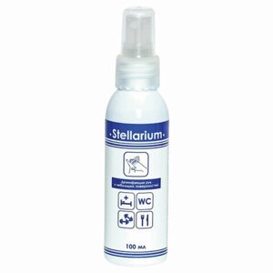 Антисептик для рук и поверхностей спиртосодержащий (75%) с распылителем 100мл STELLARIUM (Стеллариум), дезинфицирующий,