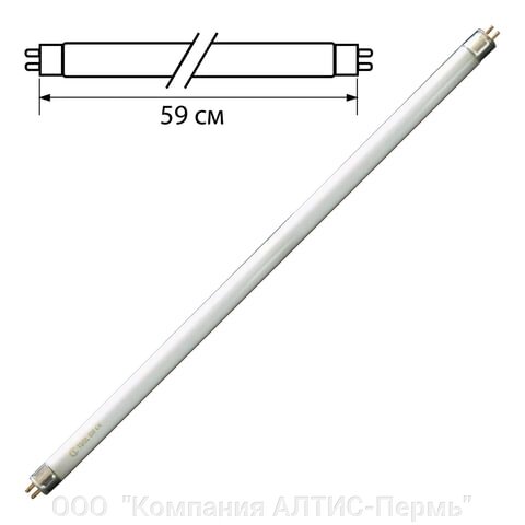 Лампа люминесцентная OSRAM L18/640, 18 Вт, цоколь G13, в виде трубки, длина 59 см, хол. белый свет - характеристики