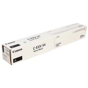 Тонер CANON (C-EXV54Bk) C3025i, черный, оригинальный, ресурс 15500 страниц