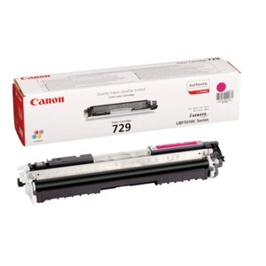 Картридж лазерный CANON (729M) LBP7010C/7018C, пурпурный, оригинальный, ресурс 1000 страниц