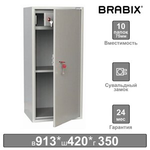 Шкаф металлический для документов BRABIX KBS-041Т, 913х420х350 мм, 21 кг, трейзер, сварной, 291153