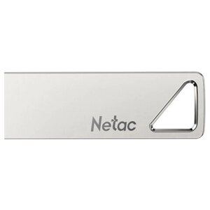 Флеш-диск 32GB NETAC U326, USB 2.0, металлический корпус, серебристый, NT03U326N-032G-20PN