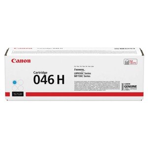 Картридж лазерный CANON (046HC) i-SENSYS LBP653Cdw / 654Cx / MF732Cdw / 734Cdw, голубой, ресурс 5000 страниц,