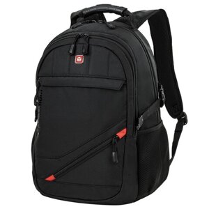 Рюкзак GERMANIUM S-01 универсальный, с отделением для ноутбука, влагостойкий, черный, 47х32х20 см, 226947