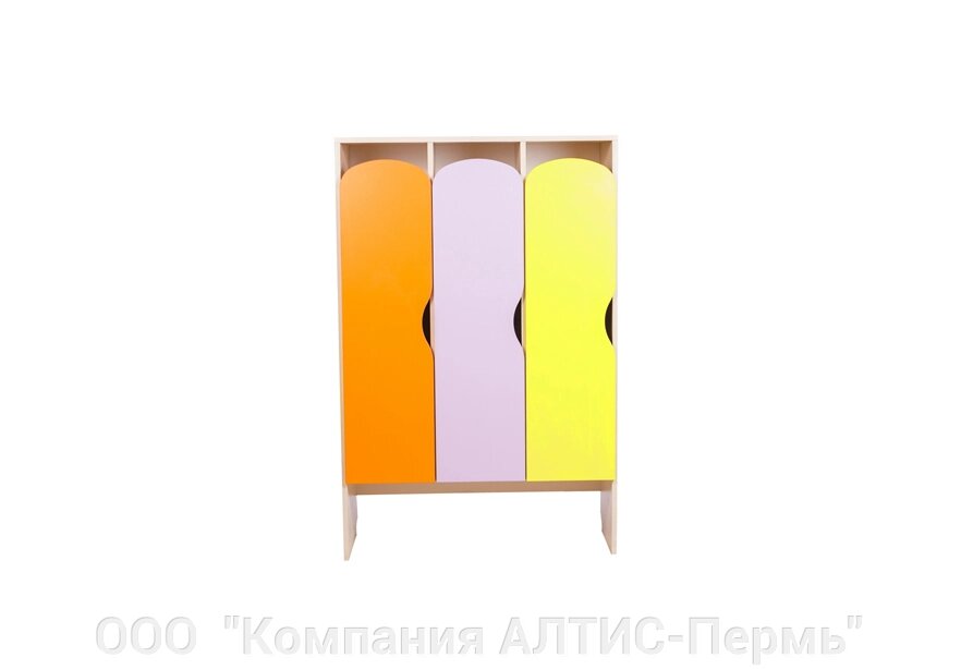 Шкаф детский для одежды 3 секции 846*370*1300 - Пермь