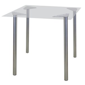 Рама стола для столовых, кафе, дома Альфа, универсальная, цвет серебристый