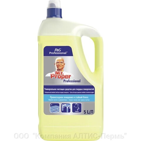 Средство для мытья пола и стен 5 л MR. PROPER (Мистер Пропер) Лимон - особенности