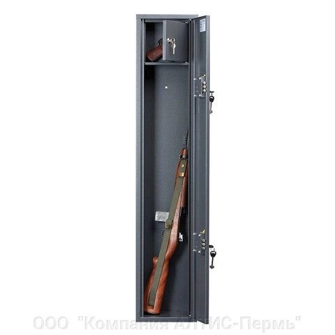 Сейф оружейный AIKO Чирок 1318, 1300х263х183 мм, 10 кг, на 1 ствол, 2 ключевых замка, трейзер - описание