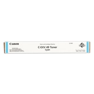 Тонер CANON (C-EXV49C) для Canon IR C3320/C3320i/C3325i/C3330i/C3500, голубой, ресурс 19000 страниц, оригинальный