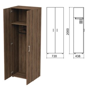 Шкаф для одежды Приоритет, 720х438х2000 мм, лагос (КОМПЛЕКТ)