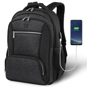 Рюкзак BRAUBERG FUNCTIONAL с отделением для ноутбука, 2 отделения, USB-порт, Secure, 46х30х18 см, 270751