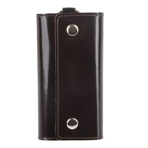 Футляр для ключей BEFLER Classic, натуральная кожа, две кнопки, 60x110х15 мм, коричневый, KL. 3.-1