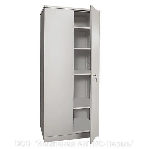 Шкаф металлический офисный НАДЕЖДА ШМС-4, 1850х756х452 мм, разборный, 2 места - отзывы