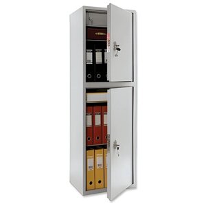Шкаф металлический для документов AIKO SL-150/2Т светло-серый, 1490х460х340 мм, 36 кг