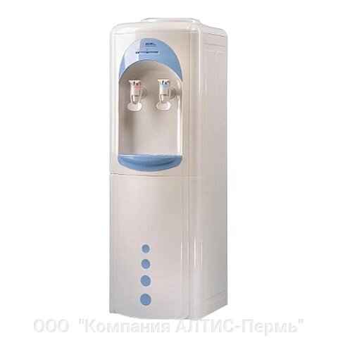 Кулер для воды AEL LD-AEL-17, напольный, нагрев/охлаждение электронное, 2 крана, белый/голубой, 00067 - опт