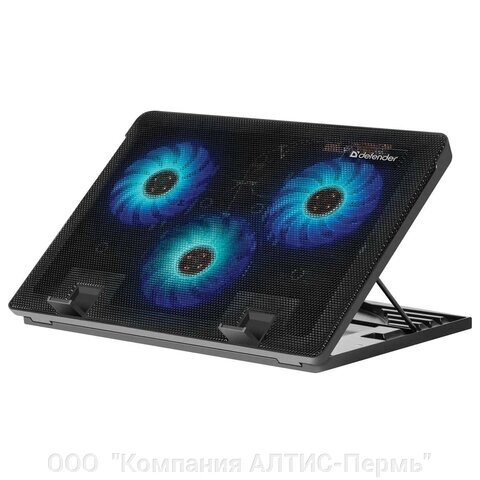 Подставка для ноутбука DEFENDER NS-501, 15,6-17, 2 USB, 3 вентилятора от компании ООО  "Компания АЛТИС-Пермь" - фото 1