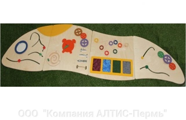 Развивающая панель "Гусеница" от компании ООО  "Компания АЛТИС-Пермь" - фото 1