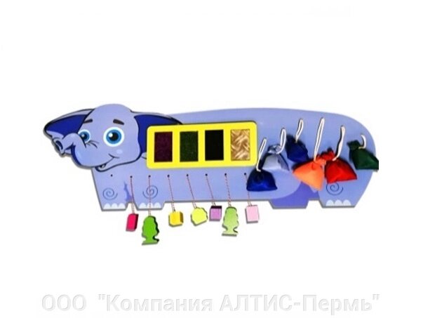 Развивающая панель "Слоник" 910*329 от компании ООО  "Компания АЛТИС-Пермь" - фото 1