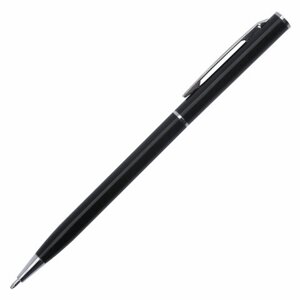 Ручка подарочная шариковая BRAUBERG Delicate Black, корпус черный, узел 1 мм, линия письма 0,7 мм, синяя, 141399