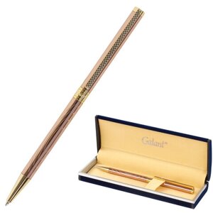 Ручка подарочная шариковая GALANT ASTRON GOLD, корпус розовое золото, детали золотистые, узел 0,7 мм, синяя, 143526