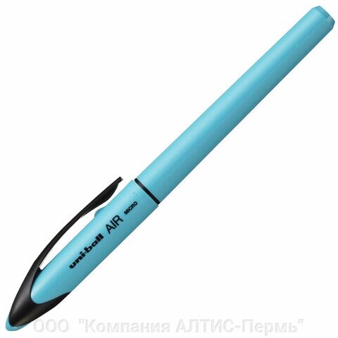 Ручка-роллер Uni-Ball AIR Micro, СИНЯЯ, корпус голубой, узел 0,5 мм, линия 0,24 мм, 15951 от компании ООО  "Компания АЛТИС-Пермь" - фото 1