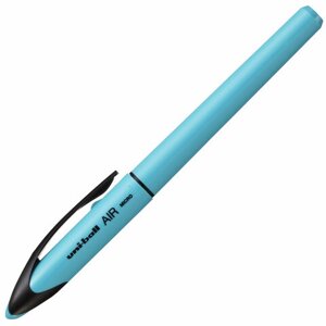Ручка-роллер Uni-Ball AIR Micro, СИНЯЯ, корпус голубой, узел 0,5 мм, линия 0,24 мм, 15951