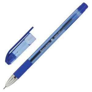 Ручка шариковая масляная с грипом BRAUBERG Max-Oil Tone, СИНЯЯ, узел 0,7 мм, линия письма 0,35 мм, 142693