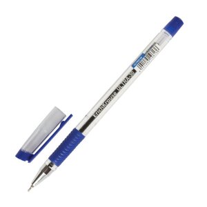 Ручка шариковая масляная с грипом ERICH KRAUSE Ultra-30, СИНЯЯ, корпус прозрачный, узел 0,7 мм, линия письма 0,26 мм,