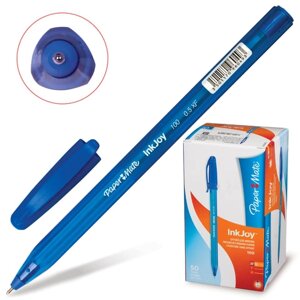 Ручка шариковая PAPER MATE Inkjoy 100, СИНЯЯ, корпус тонированный синий, узел 0,7 мм, линия письма 0,5 мм, S0960900
