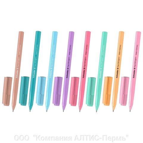 Ручка шариковая SCHNEIDER Tops 505 F Light Pastel, СИНЯЯ, пастель ассорти, узел 0,8 мм, 150520 от компании ООО  "Компания АЛТИС-Пермь" - фото 1