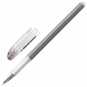Ручка стираемая гелевая STAFF College EGP-664, ЧЕРНАЯ, игольчатый узел 0,5 мм, линия письма 0,38 мм, 143665