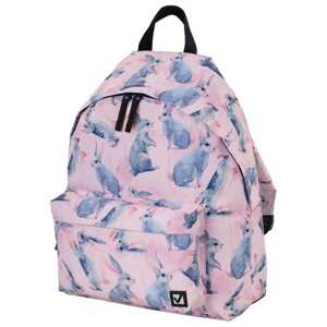 Рюкзак BRAUBERG СИТИ-ФОРМАТ универсальный, Bunny, розовый, 41х32х14 см, 229876