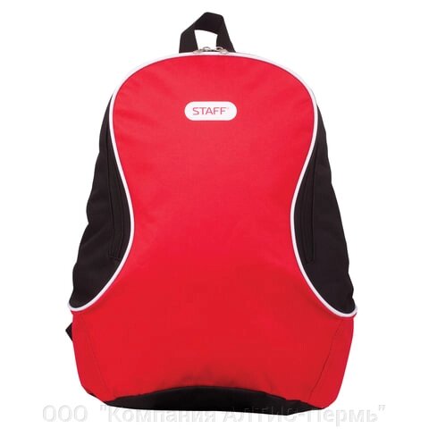 Рюкзак STAFF FLASH универсальный, красно-черный, 40х30х16 см, 226372 от компании ООО  "Компания АЛТИС-Пермь" - фото 1