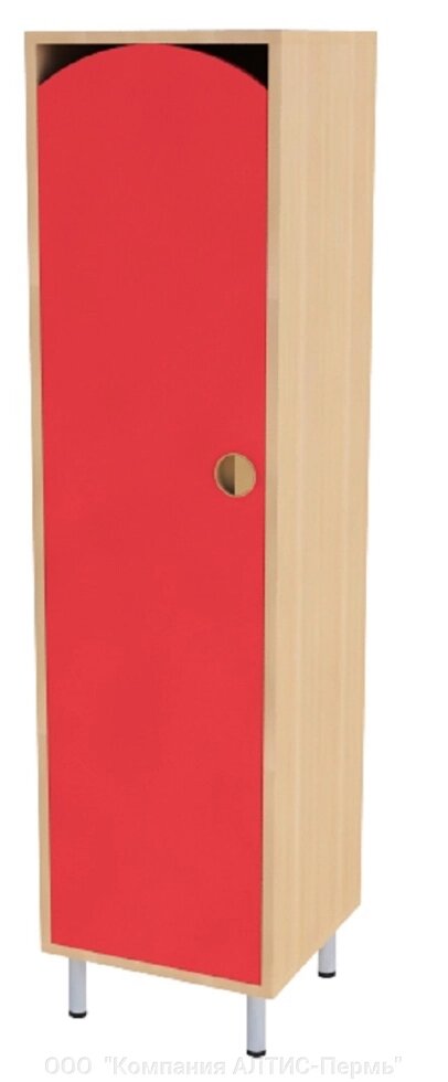 Шкаф 1-секционный стандарт (Цветной фасад) от компании ООО  "Компания АЛТИС-Пермь" - фото 1