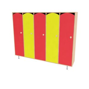 Шкаф 5-секционный стандарт (цветной фасад)