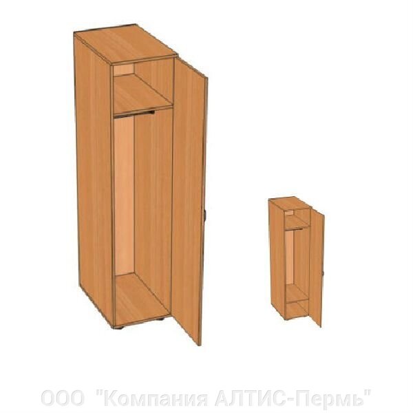 Шкаф для одежды 400*600*1800 от компании ООО  "Компания АЛТИС-Пермь" - фото 1