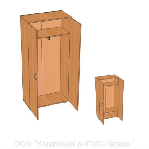 Шкаф для одежды 800*400*1800 от компании ООО  "Компания АЛТИС-Пермь" - фото 1