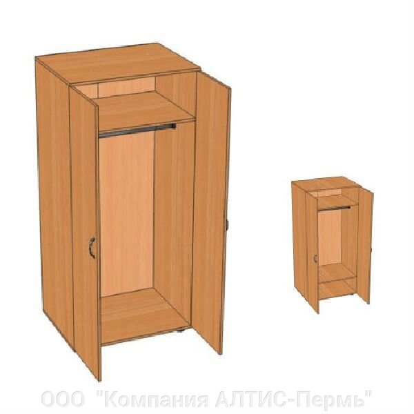 Шкаф для одежды 800*600*2000 от компании ООО  "Компания АЛТИС-Пермь" - фото 1